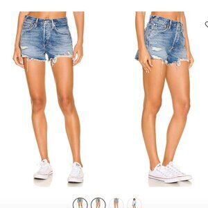 Agolde Denim Shorts Parker Short 2.5" Inseam Clutch Size 32